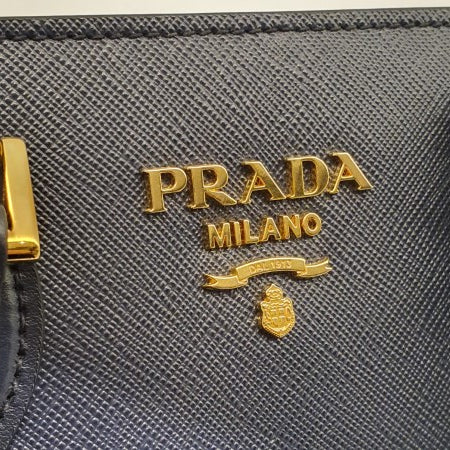 Prada Dark Blue Tote Bag