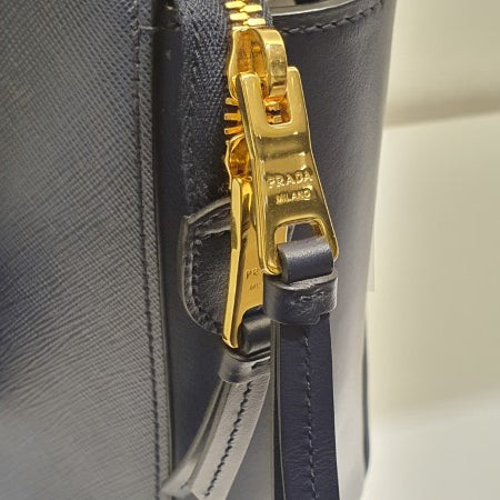 Prada Dark Blue Tote Bag