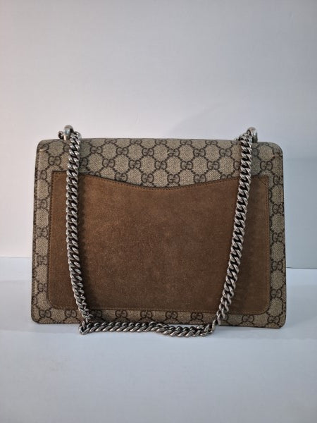 Gucci Bicolor GG Supreme Dionysus Shoulder Bag