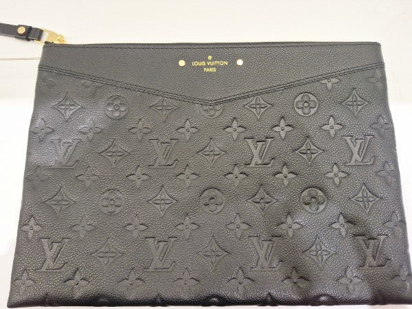 Louis Vuitton Black Empreinte Daily Pouch