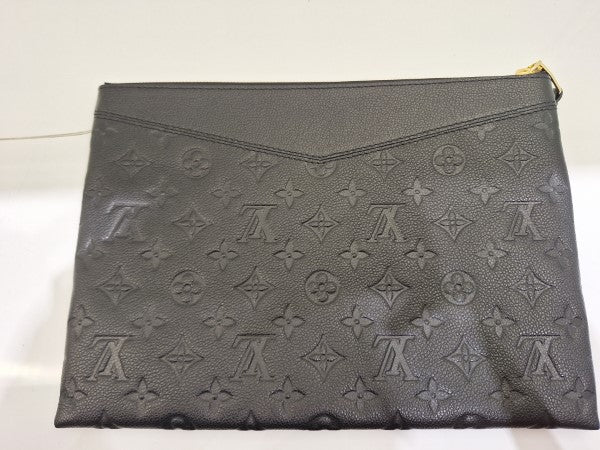 Louis Vuitton Black Empreinte Daily Pouch