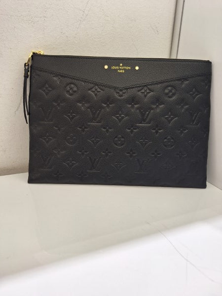 Louis Vuitton Black Empreinte Daily Pouch