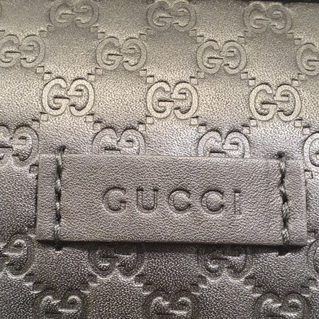 Gucci Black GG Microguccissima Convertible Satchel Bag