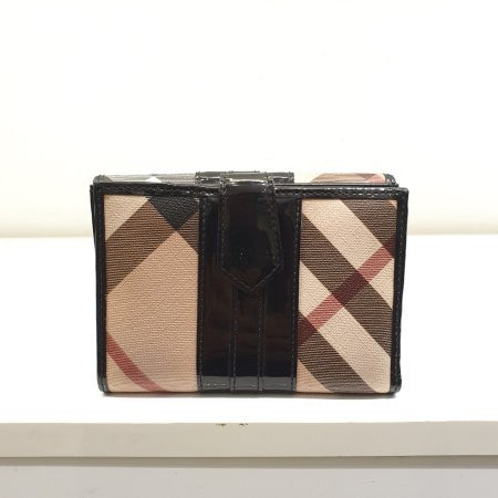 Burberry Bicolor House Check Wallet