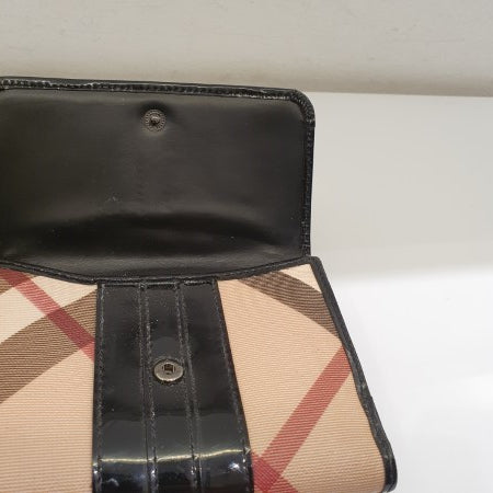 Burberry Bicolor House Check Wallet