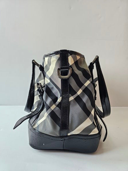 Burberry Bicolor Beat Check Lowry Bag