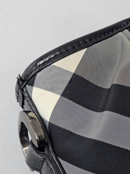 Burberry Bicolor Beat Check Lowry Bag