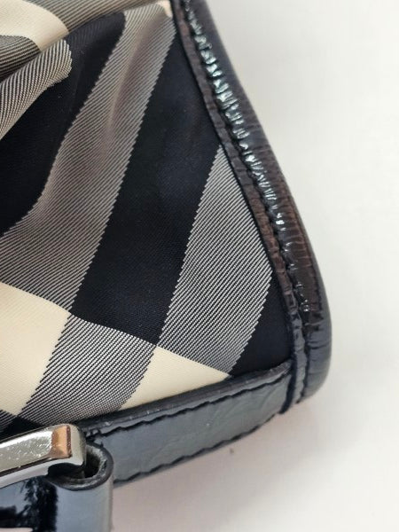 Burberry Bicolor Beat Check Lowry Bag