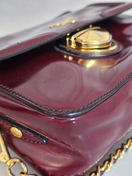 Prada Dark Red Crossbody Bag