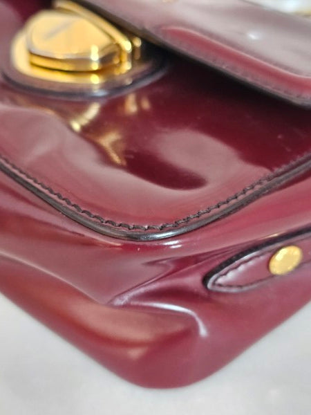 Prada Dark Red Crossbody Bag