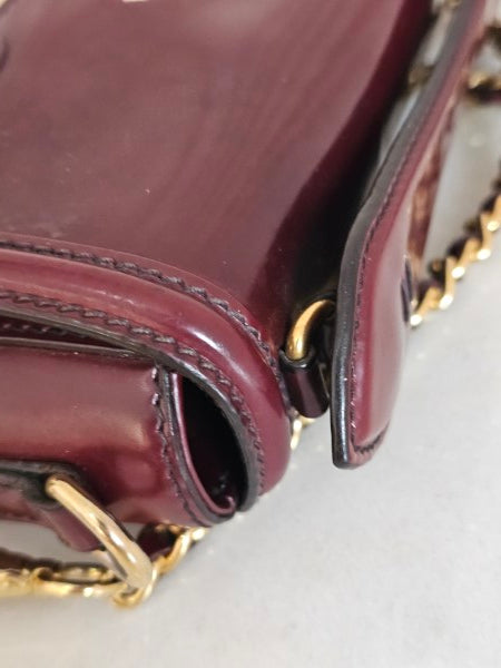 Prada Dark Red Crossbody Bag