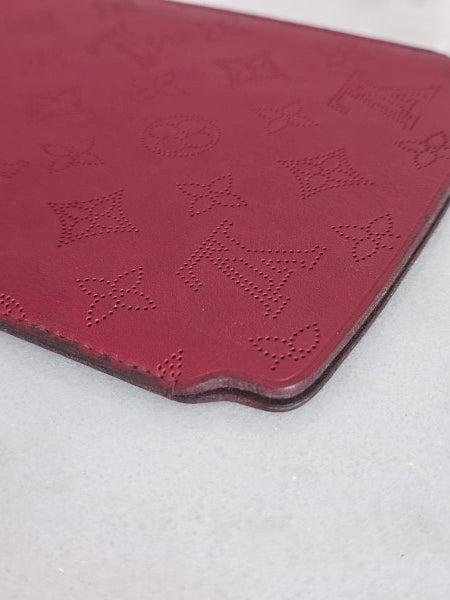 Louis Vuitton Red Monogram Mahina ipad Mini Soft Case