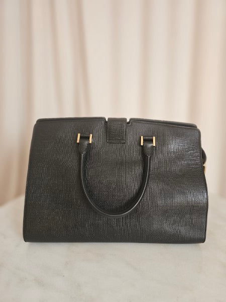 YSL Black Cabas Tote Bag