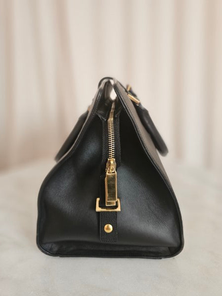 YSL Black Cabas Tote Bag