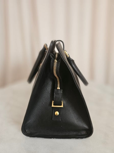 YSL Black Cabas Tote Bag