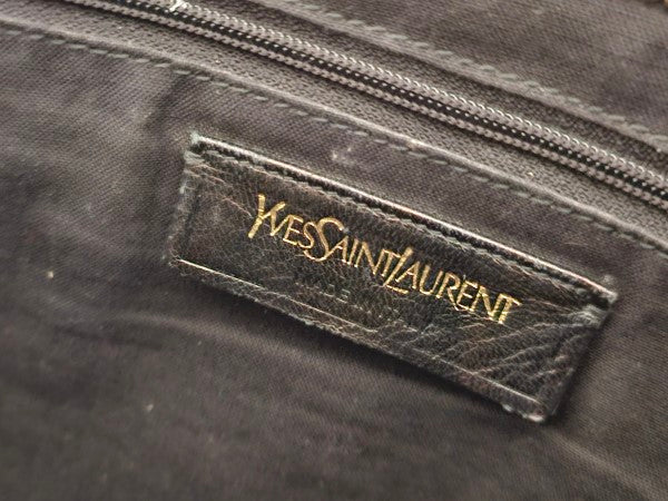 YSL Black Cabas Tote Bag