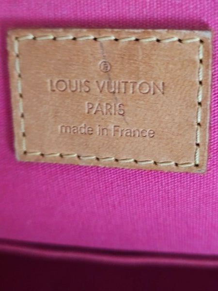 Louis Vuitton Red Monogram Vernis Alma GM Bag