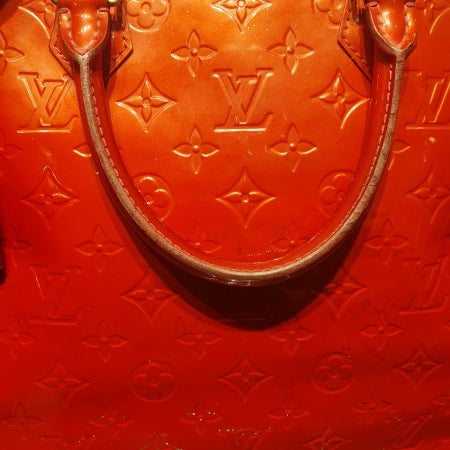 Louis Vuitton Red Monogram Vernis Alma GM Bag