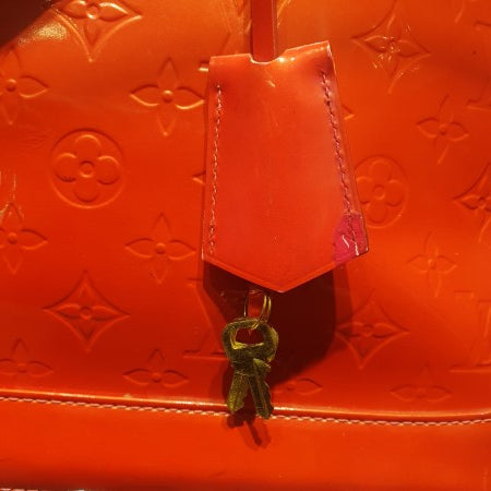 Louis Vuitton Red Monogram Vernis Alma GM Bag