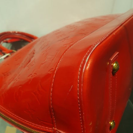 Louis Vuitton Red Monogram Vernis Alma GM Bag