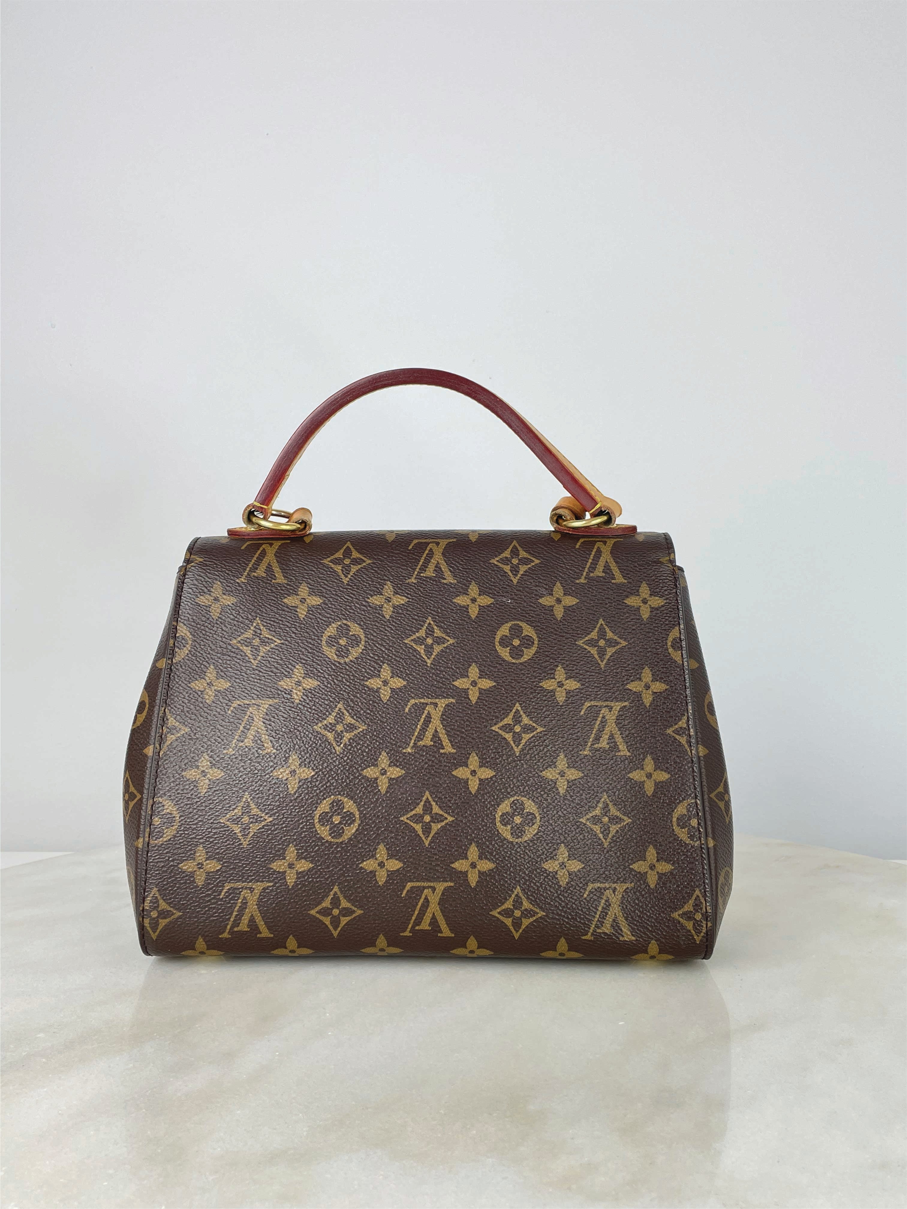 Louis Vuitton Monogram Cluny BB Tote Bag W/ Strap