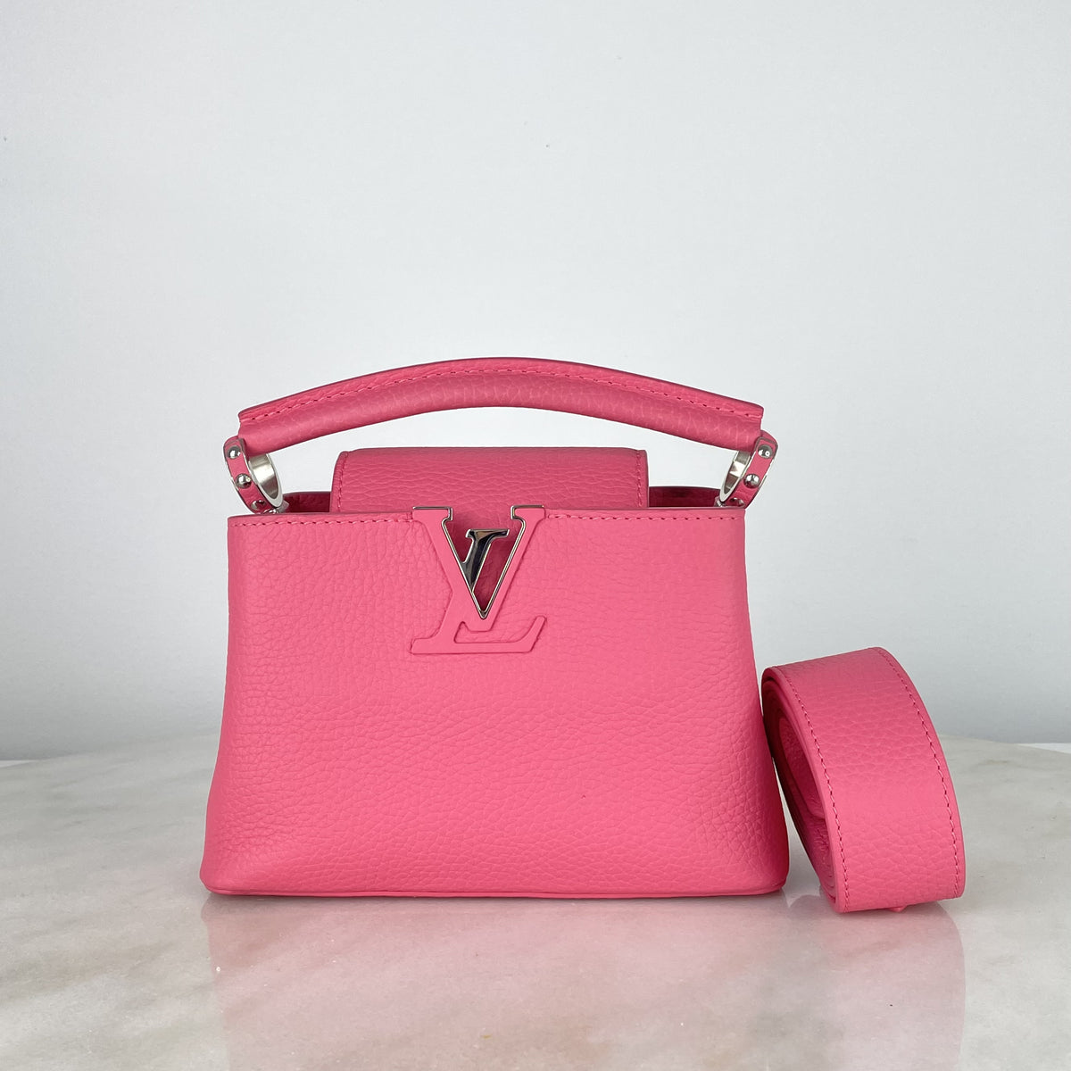 Capucines Bag Lv Baby Pink Bag Louis Vuitton Hot Pink Capucines