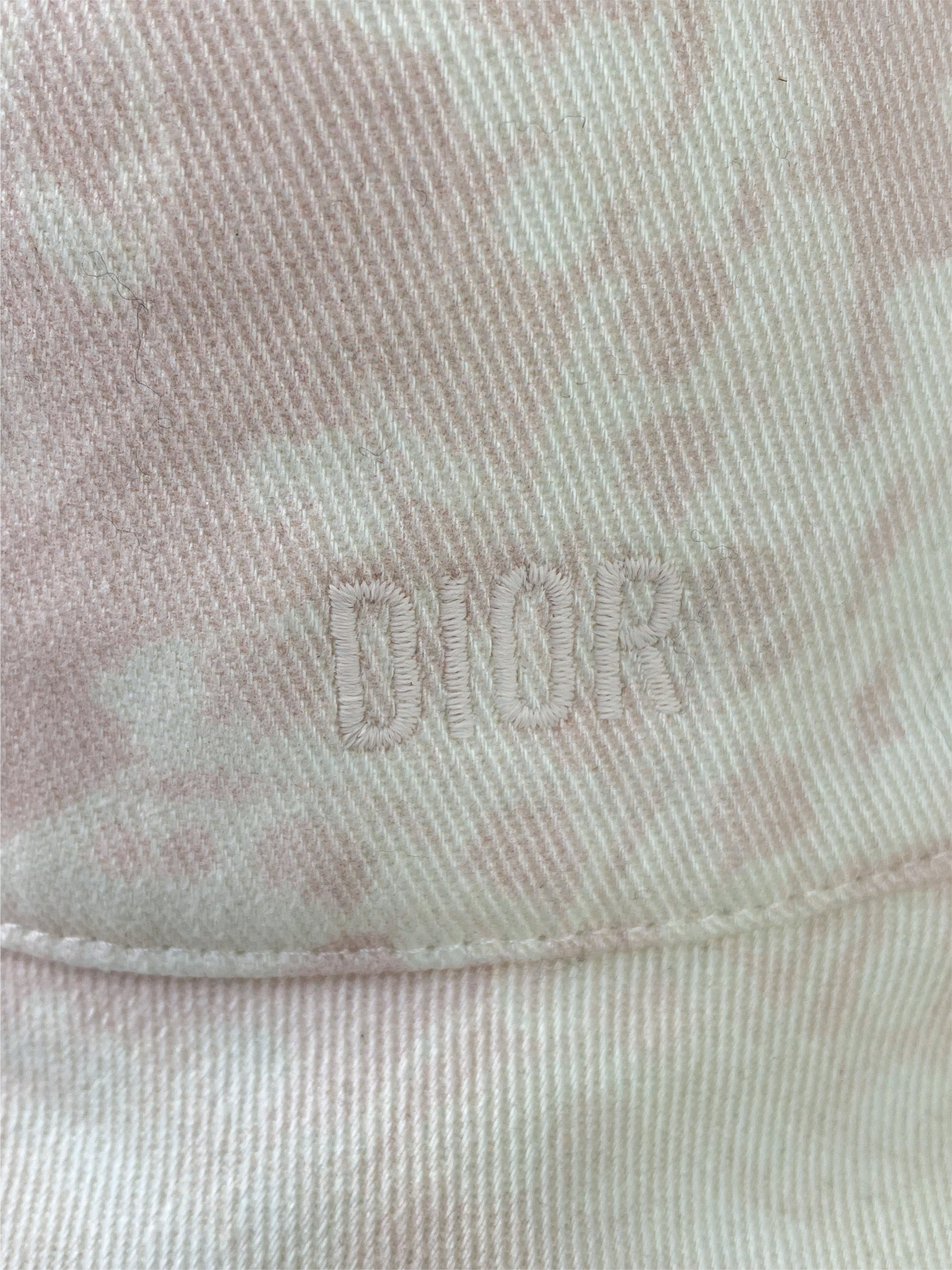 Christian Dior Bicolor Logo Puckett Hat
