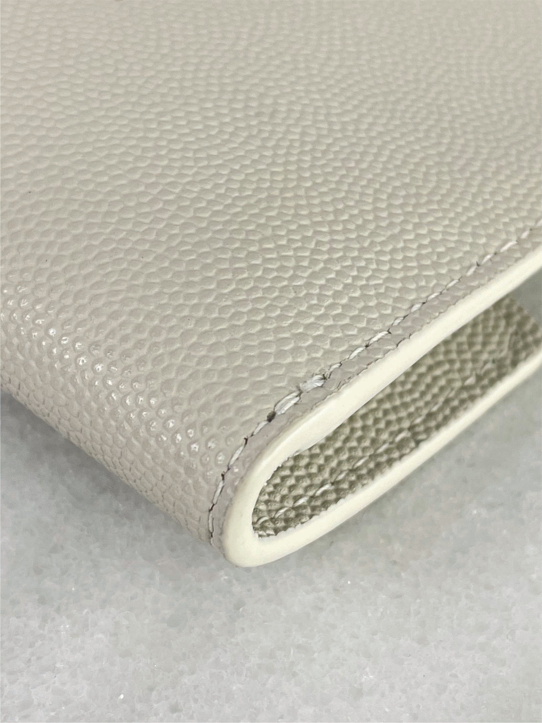 YSL Off White Uptown Pouch