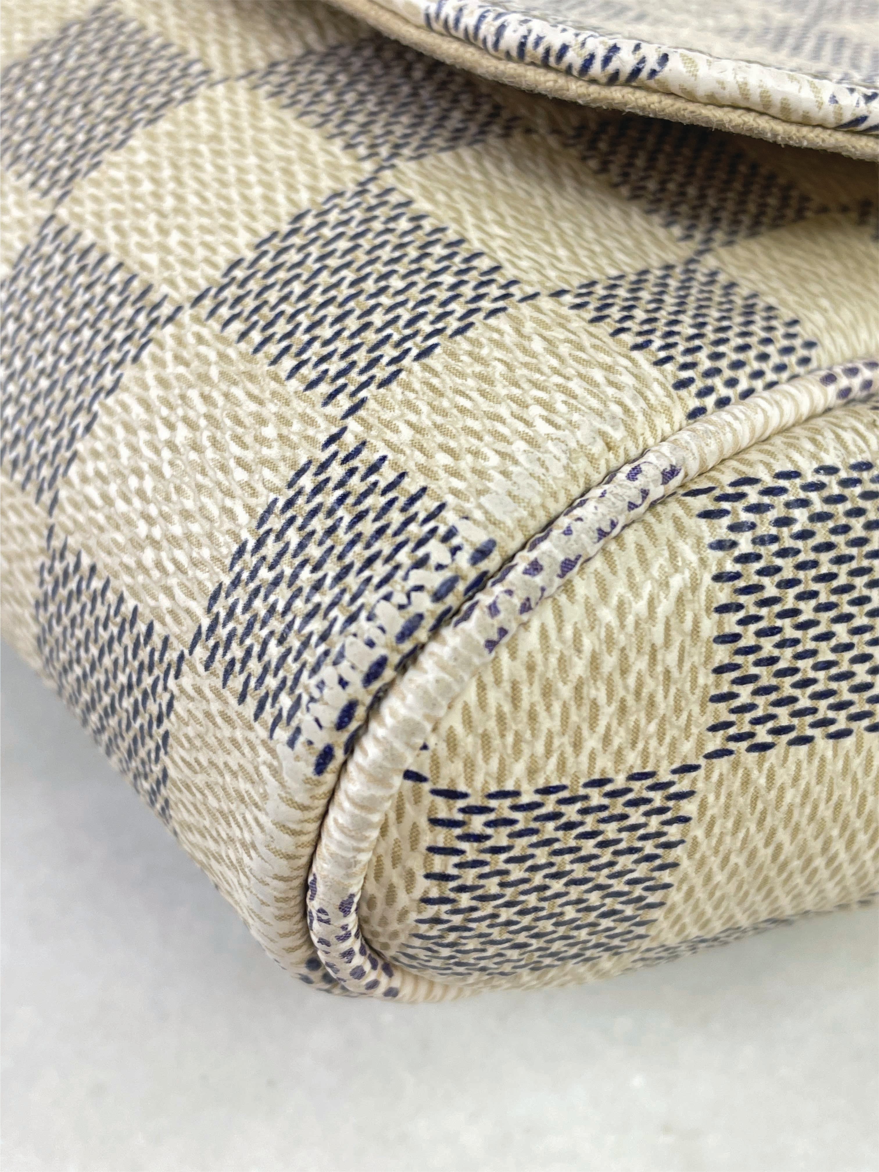 Louis Vuitton Damier Azur Favorite MM Chain Bag W/ Strap