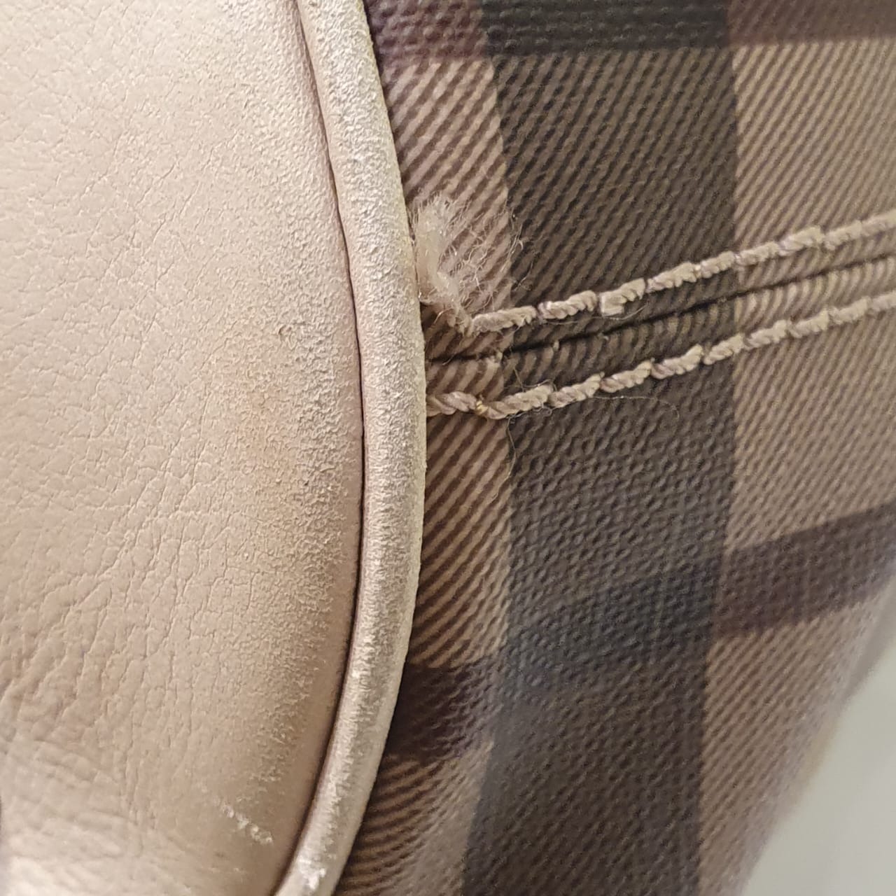 Burberry Beige Smoked Check Northfield Crossbody Bag