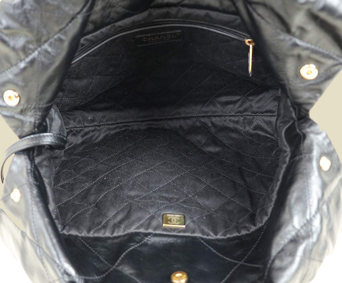 Chanel Black 22 Small Shoulder Bag