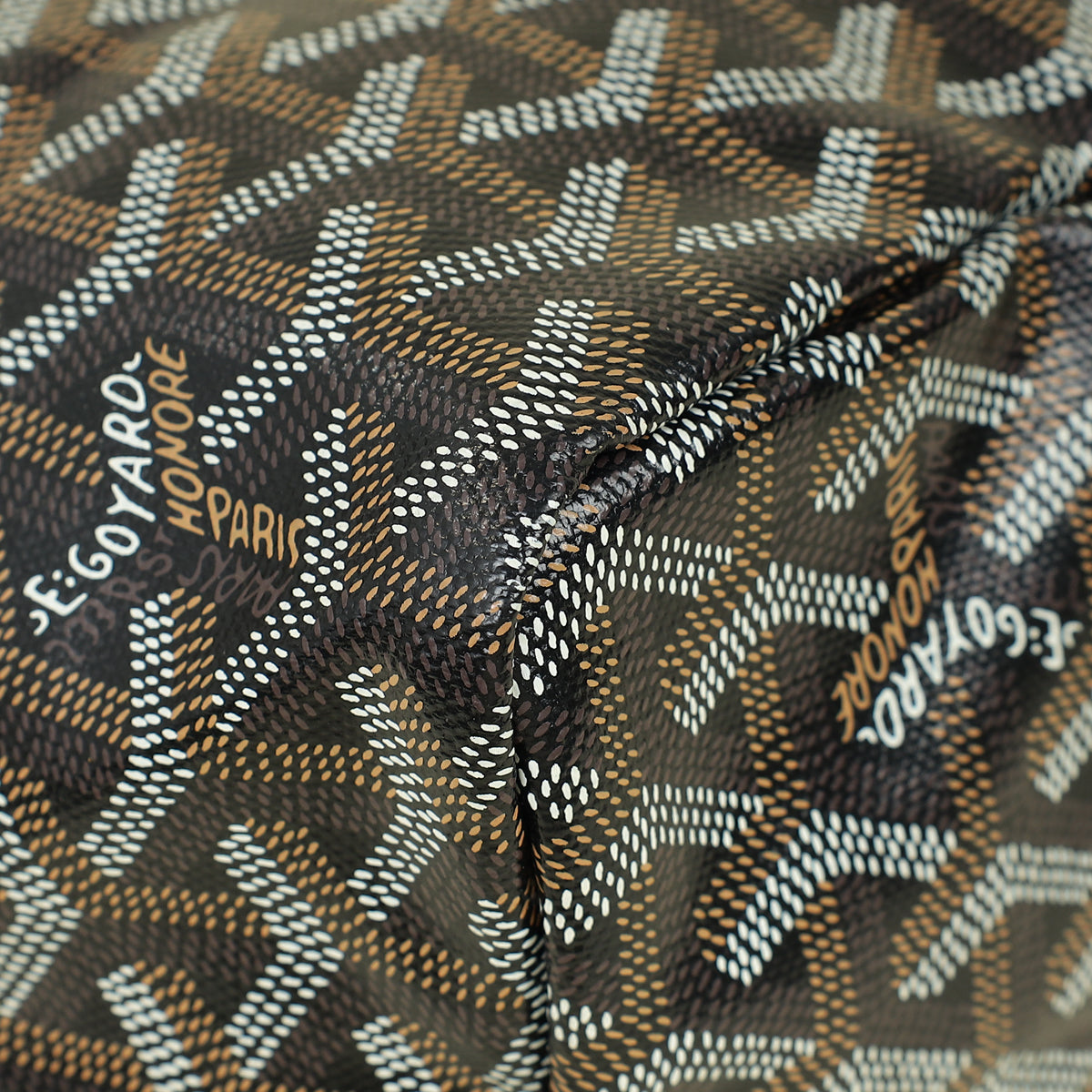 Goyard Black Goyardine Saint Louis PM Bag