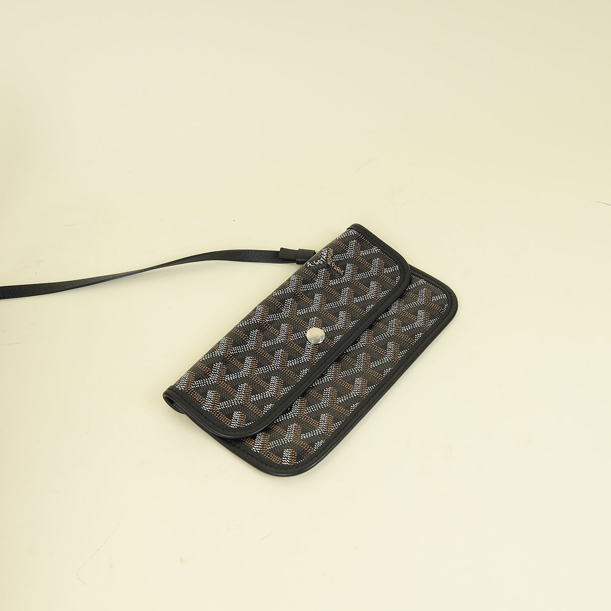 Goyard Black Goyardine Saint Louis PM Bag