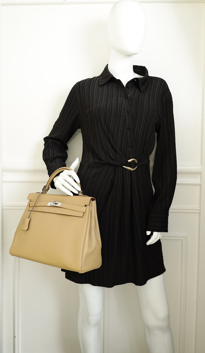 Hermes Parchemin Retourne Kelly 35 Bag