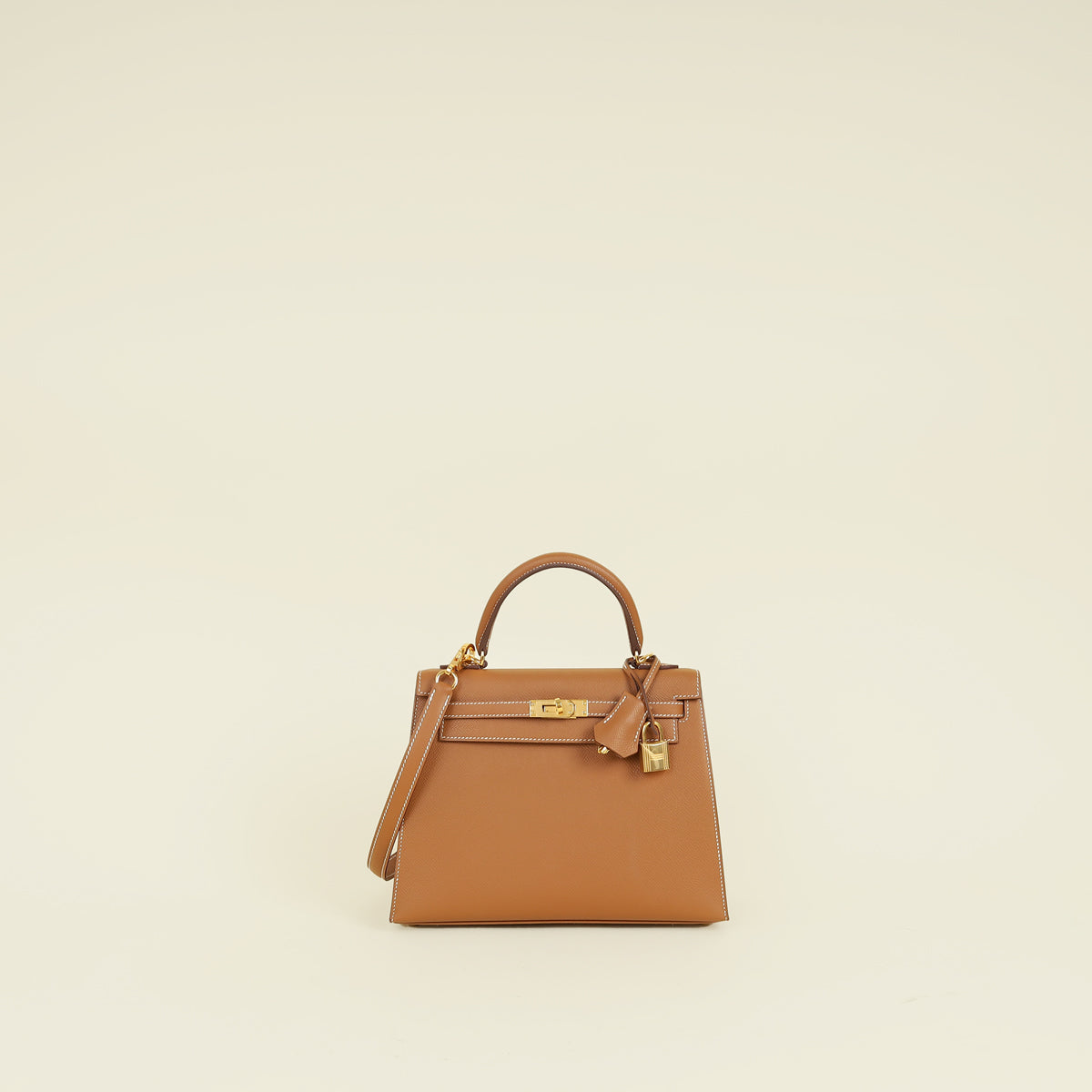Hermes Gold Kelly 25 Sellier Bag