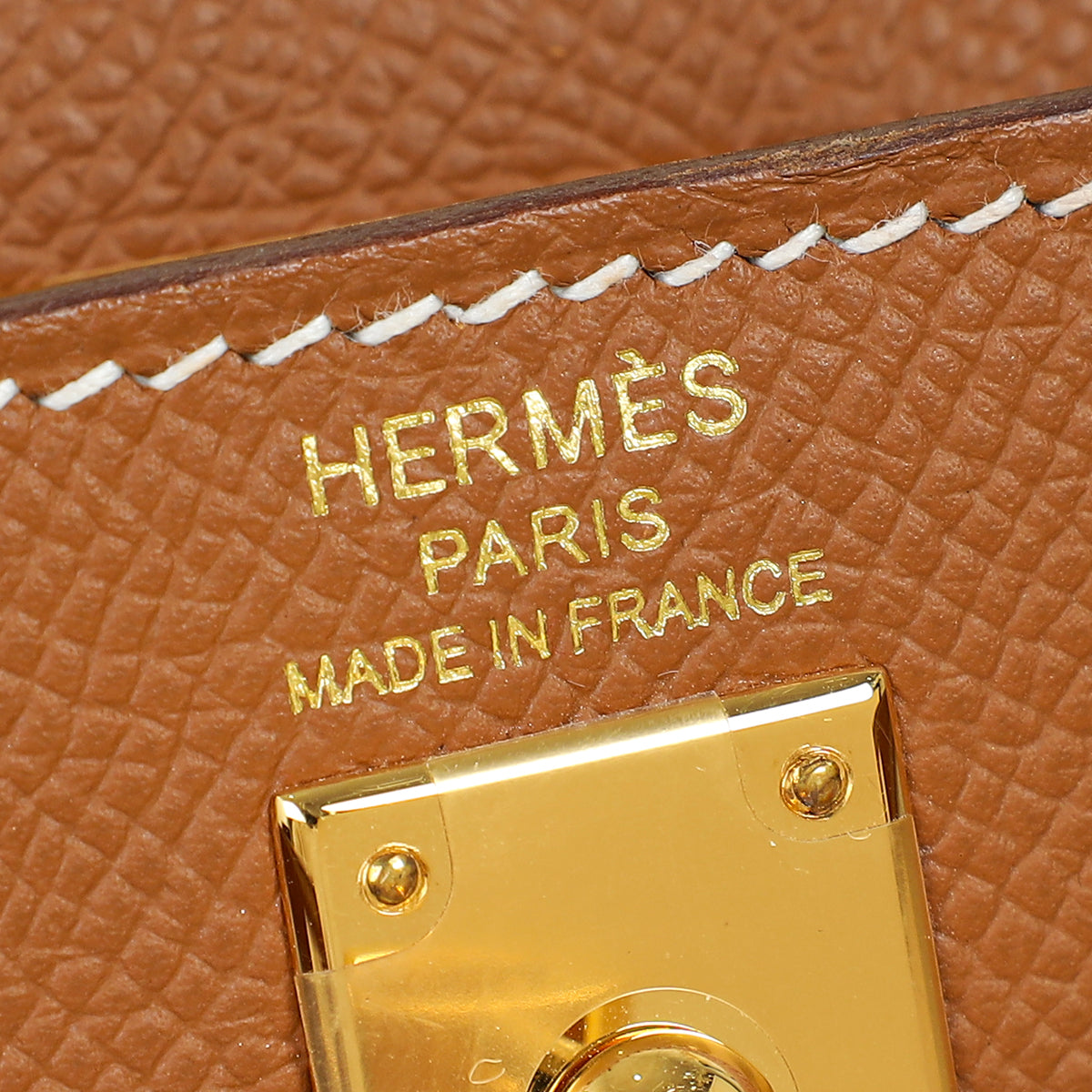 Hermes Gold Kelly 25 Sellier Bag