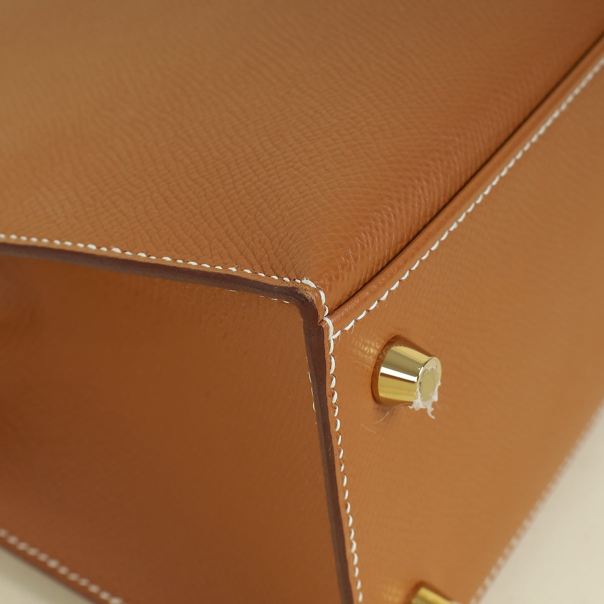 Hermes Gold Kelly 25 Sellier Bag