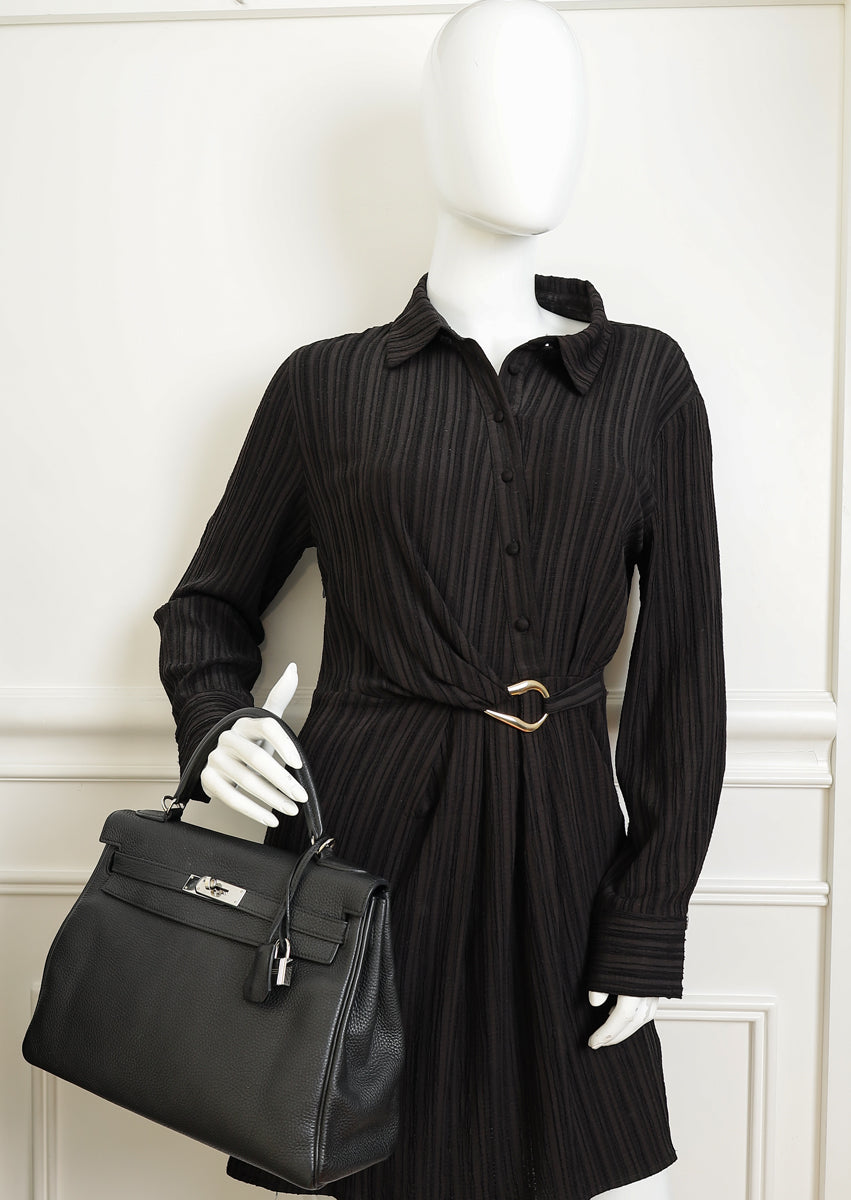 Hermes Noir Retourne Kelly 32 Bag