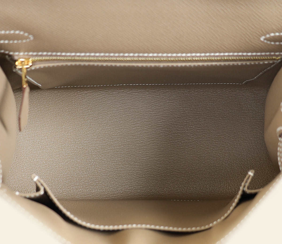 Hermes Etoupe Sellier Kelly 25 Bag