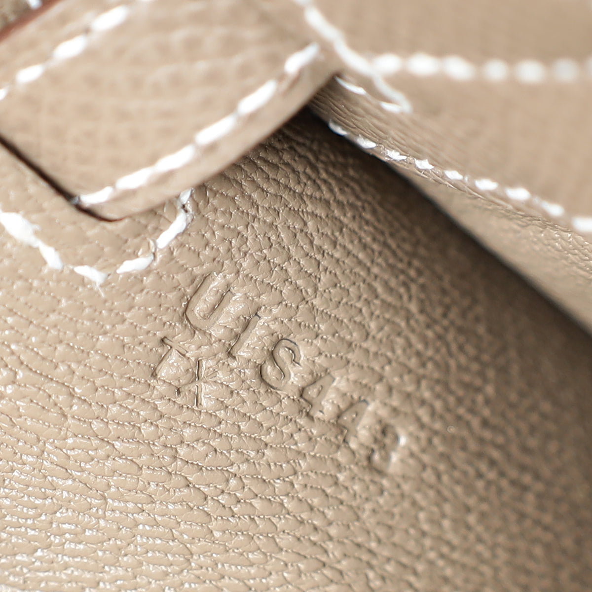 Hermes Etoupe Sellier Kelly 25 Bag