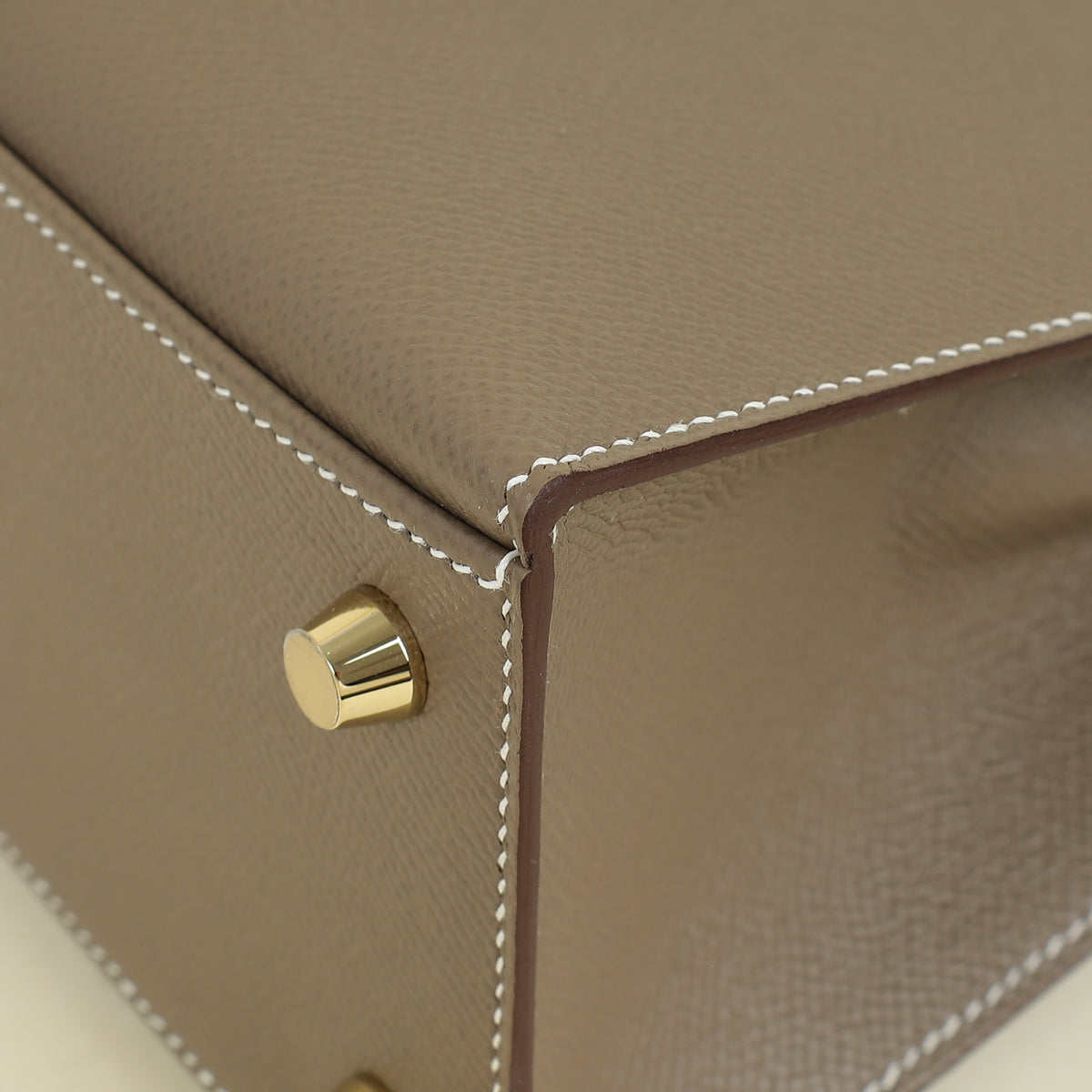 Hermes Etoupe Sellier Kelly 25 Bag