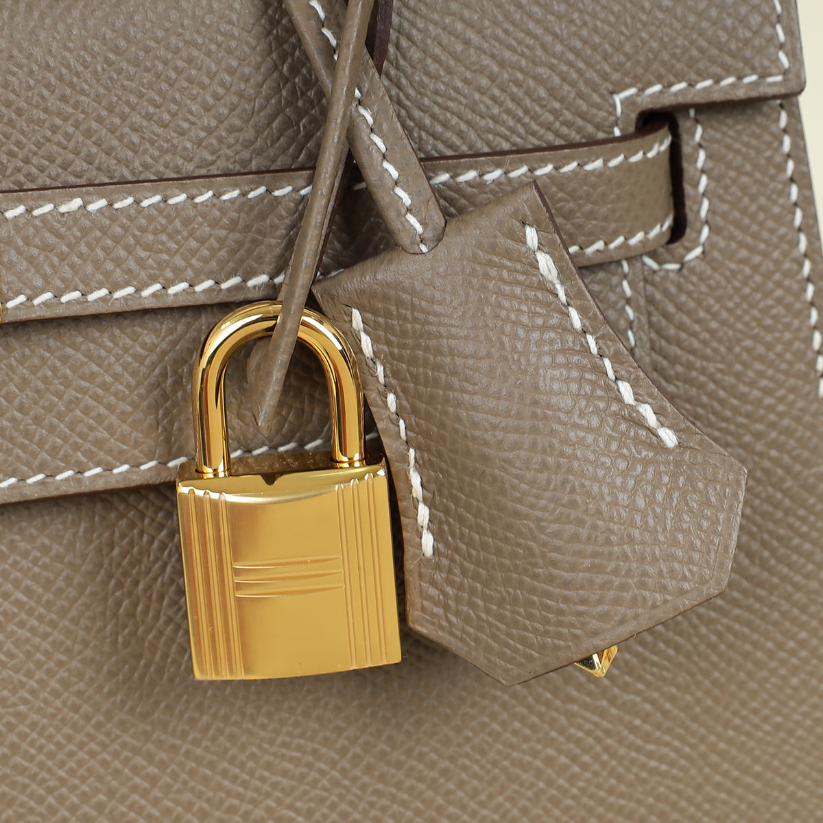 Hermes Etoupe Sellier Kelly 25 Bag