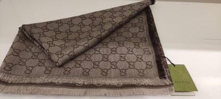 Gucci Brown GG Scarf