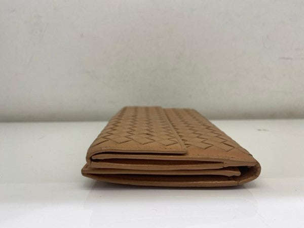 Bottega Veneta Nude Long Wallet