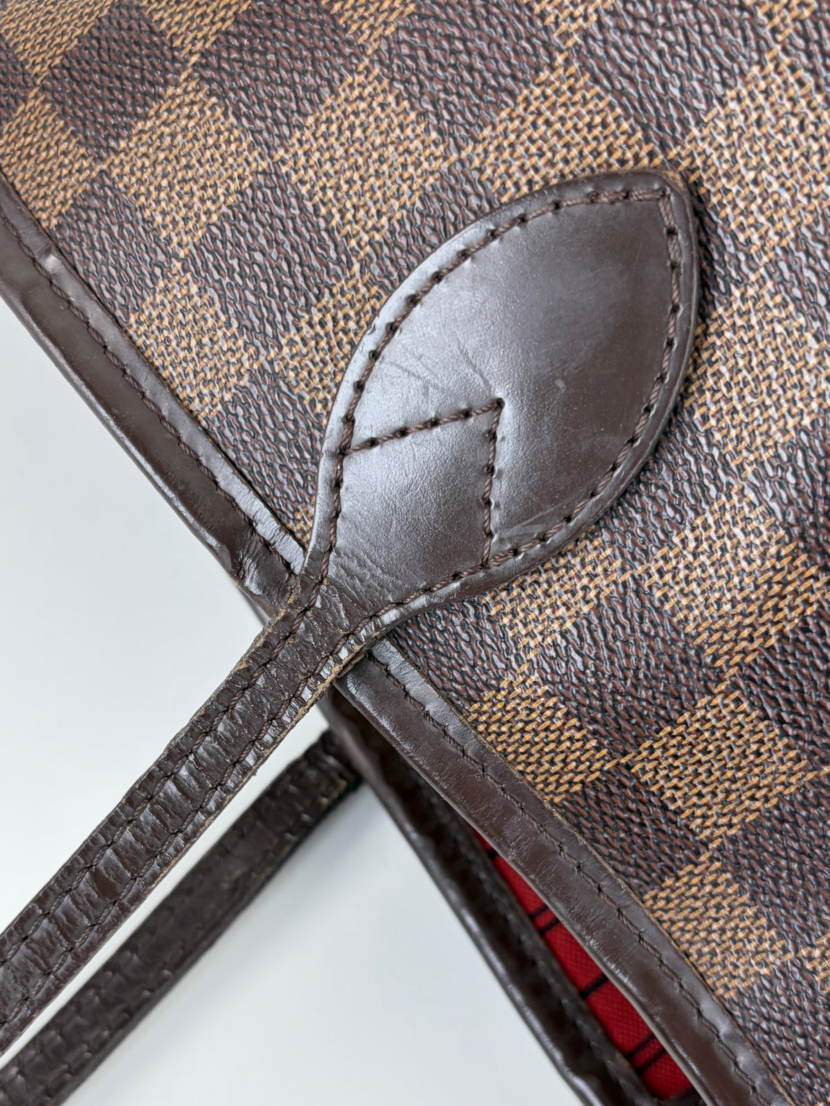 Louis Vuitton Damier Ebene Neverfull MM Bag
