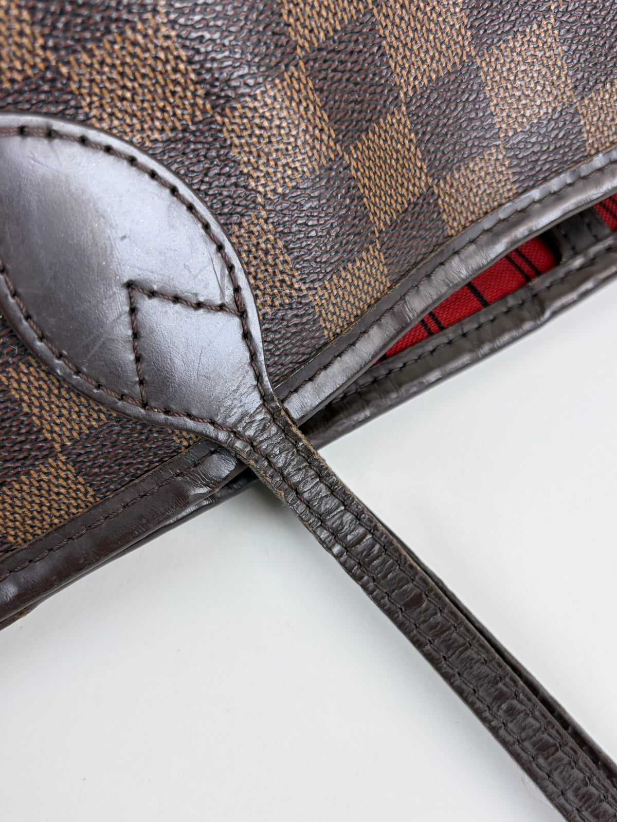 Louis Vuitton Damier Ebene Neverfull MM Bag