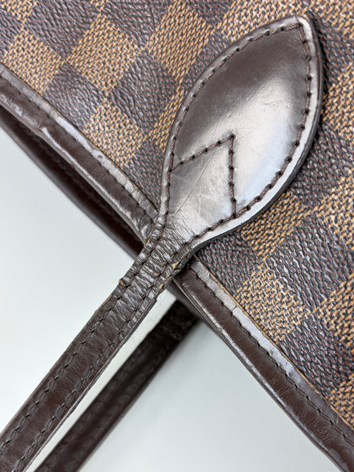 Louis Vuitton Damier Ebene Neverfull MM Bag