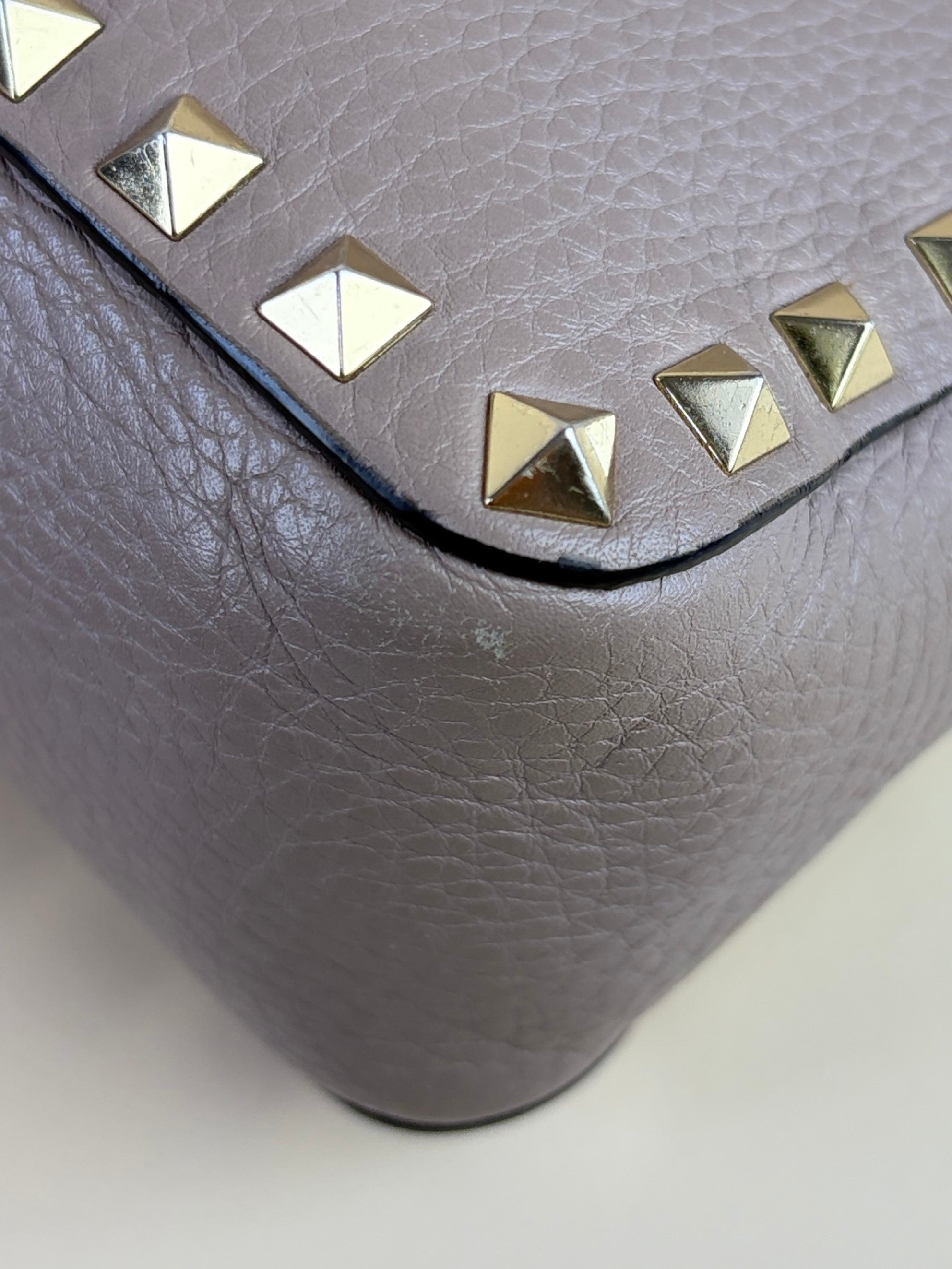 Valentino Nude Small Rockstud Crossbody Bag