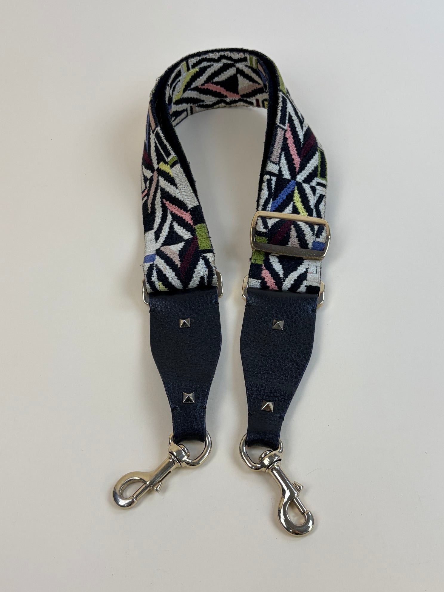 Valentino Guitar Multicolored Rockstud Strap For Bag