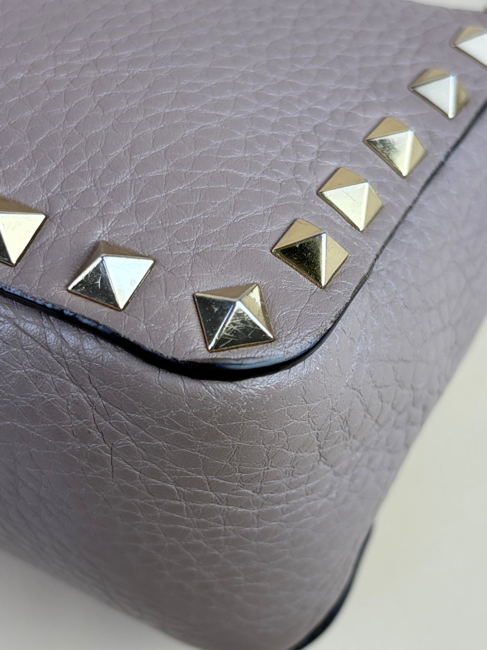 Valentino Nude Small Rockstud Crossbody Bag